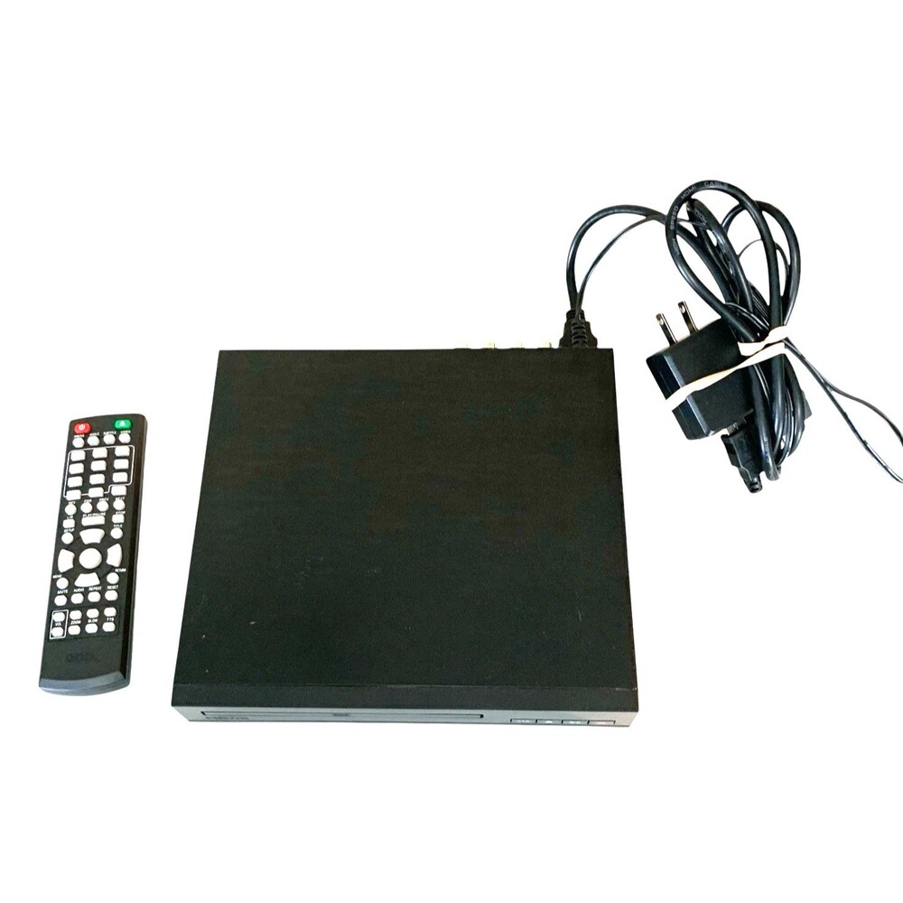 Onn. HDMI DVD Player W/TTS Model: 10008761 Mfg 2020 6W DC 5V,1.2A Remote Cords